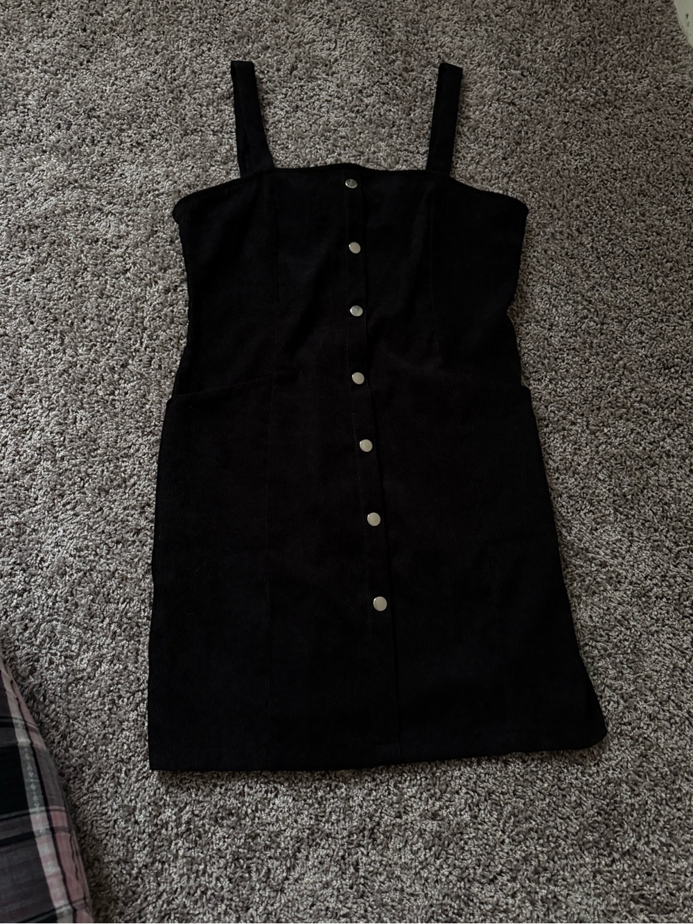 Black Corduroy Dress
